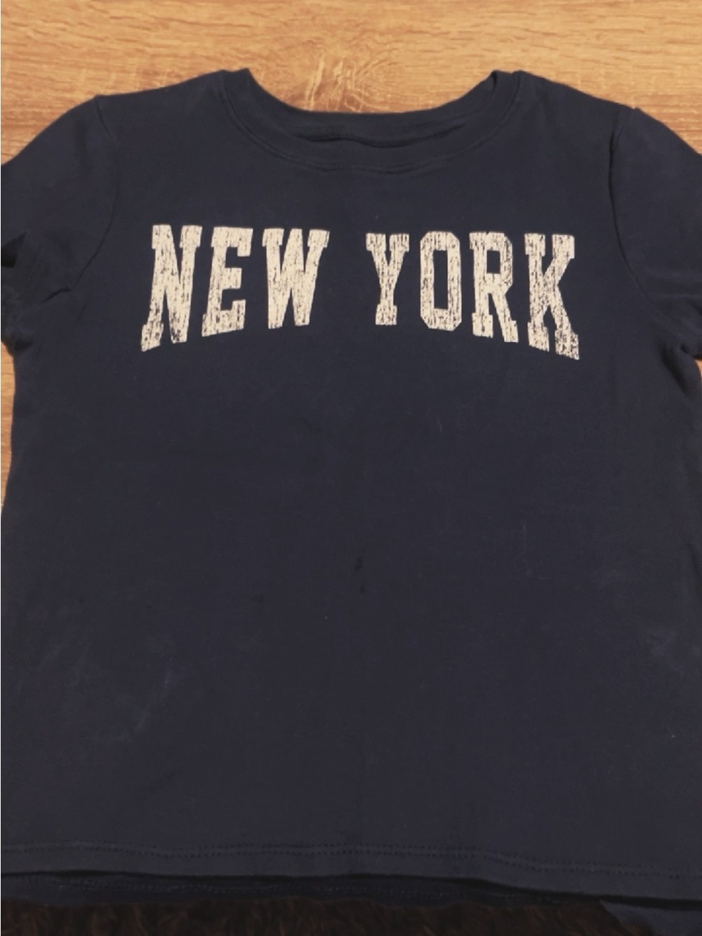 Kids Navy "New York" Graphic Tee